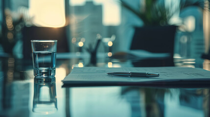 Obraz premium Close-Up of Two Business Women Exchanging Business Cards: Two businesswomen exchanging business cards in a close-up shot, highlighting networking and professional interaction.