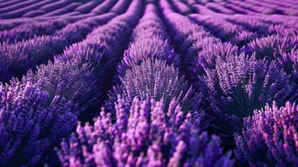 Purple Lavender Field.