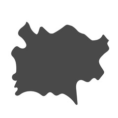 East kazakhstan vector map 