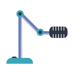 Set of podcasting elements, icons. Nice collection for Podcast Day, Radio Day or any more purposes. Vector illustration.