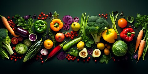 Fresh Vegetables Background
