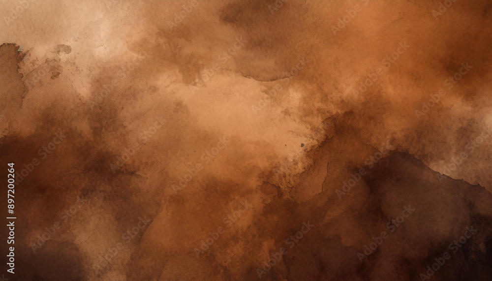 Poster abstract textured gradient in warm brown tones subtle artistic brushstrokes background texture