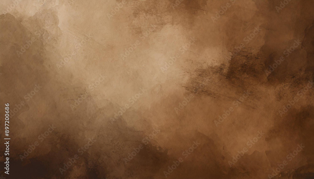 Poster abstract textured gradient in warm brown tones subtle artistic brushstrokes background texture