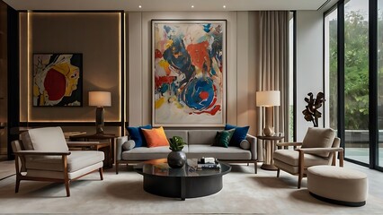 Captivating Abstract Artworks Featuring Bold Designs and Vibrant Colors for Modern Artistic Expression and Visual Impact