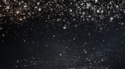 Obraz premium Elegant christmas background with delicate snowflakes creating a festive winter scene