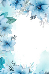 Botanical Watercolor Magnolia Majesty Charming Watercolor Bluebell Blooms