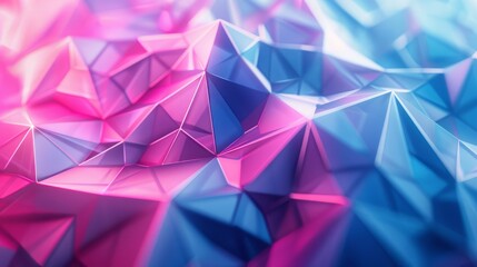 Obraz premium Abstract geometric composition, chaotic background. Futuristic background with multicolored glowing lights.