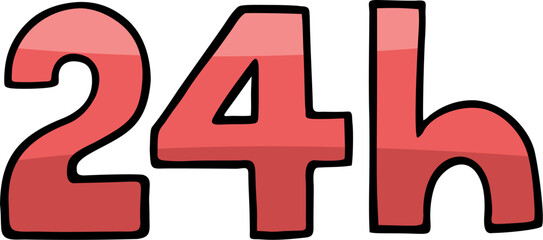 Creative design of 24 h message