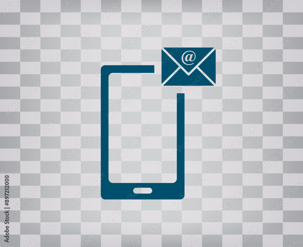 Poster vector icon on gray background with gradient