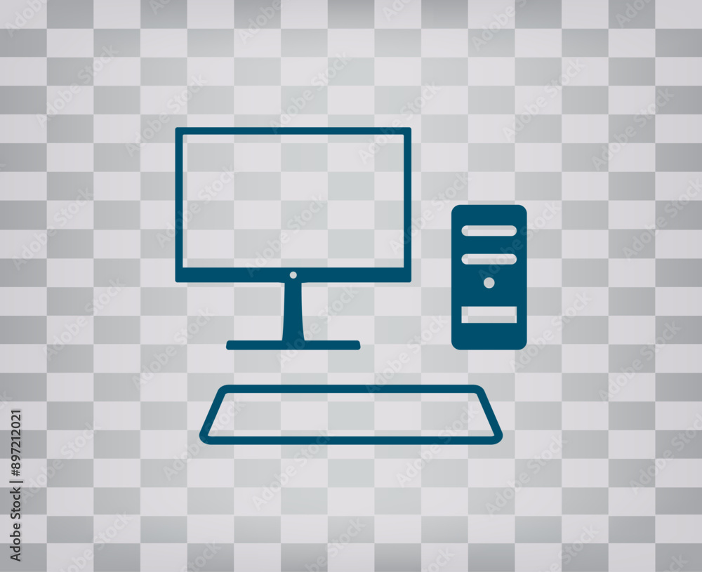 Poster vector icon on gray background with gradient