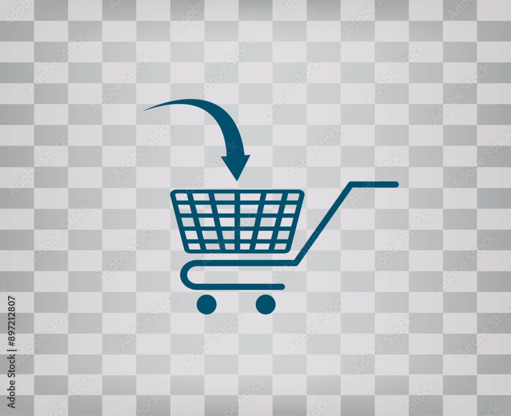 Poster vector icon on gray background with gradient