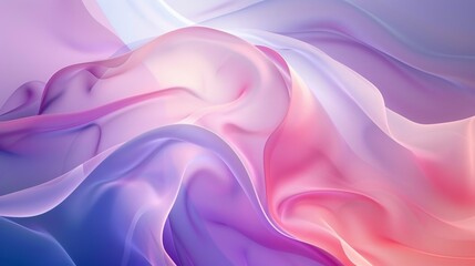 Obraz premium Blurred pink and purple abstract background with flowing smooth lines in motion