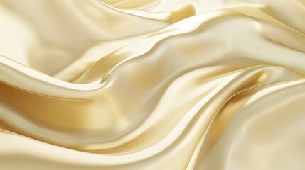 Fototapeta premium Abstract Golden Silk Drape