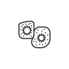 Biological Cells line icon