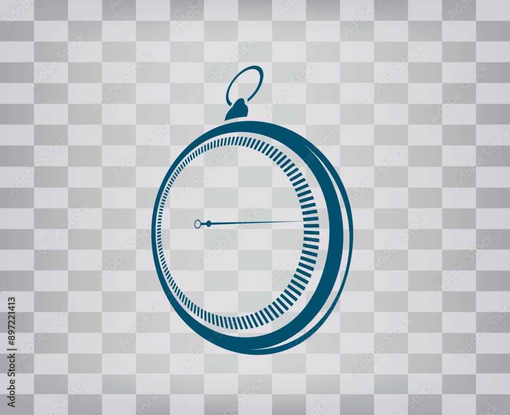 Aufkleber vector icon on gray background with gradient