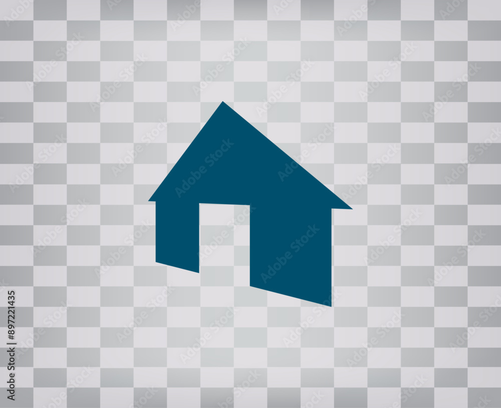 Poster Vector icon on gray background with gradient