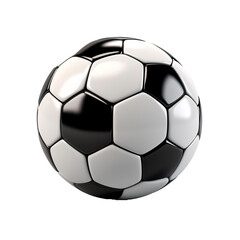 Fototapeta premium a black and white football ball
