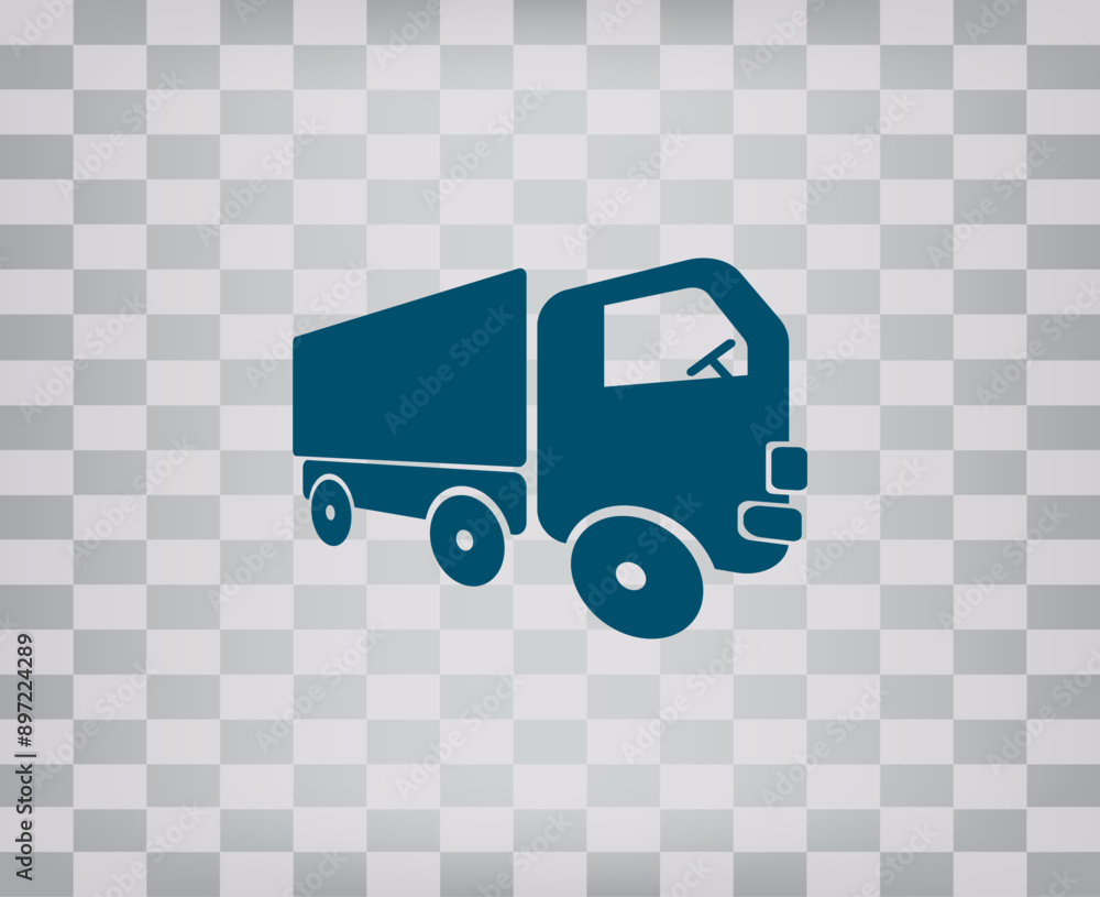 Poster vector icon on gray background with gradient