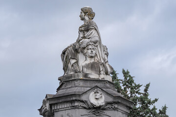 Monument of Picardy Illustrations (Monument des Illustrations Picardes) (1879). AMIENS, FRANCE. 
