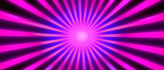 Obraz premium Abstract background with pink and purple rays converging to a bright center, perfect for any project needing a bright and energetic feel