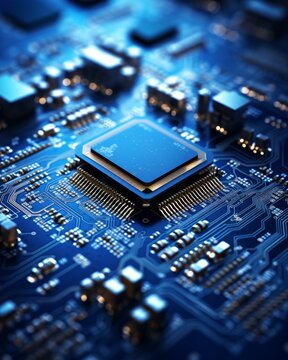 Quantum computing system with processor, electronic circuit, neurons, global data connections