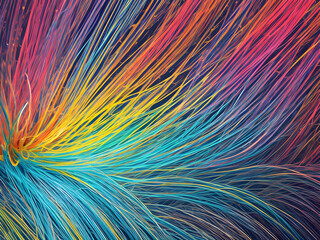 Fototapeta premium abstract colorful background,Ai generated 