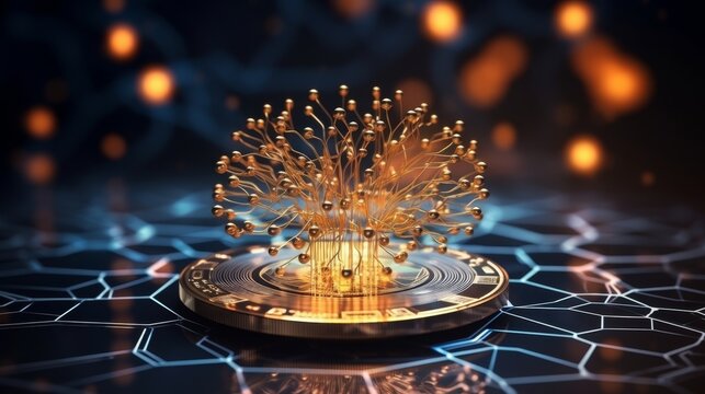 Quantum computing system with processor, circuit, neurons, data connections for generative ai