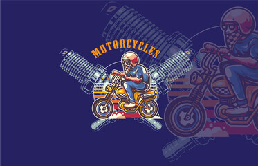 This logo reflects the spirit of an active community, united in their love of motorcycles and desire to explore the world together."