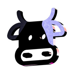 A stunning 3D icon with an elegant space texture perfect for adding sophistication to any project