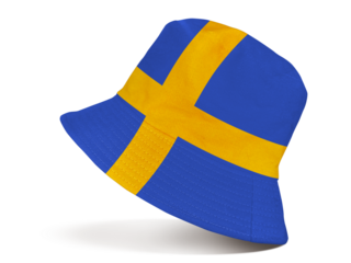 yellow bucket hat Blue color PNG transparent.