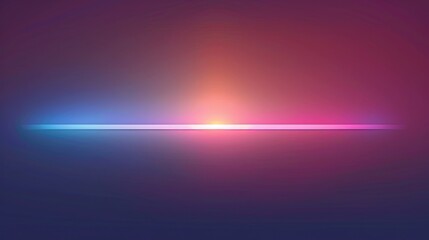 Vibrant glowing line with a colorful gradient on abstract background, perfect for technology or design projects