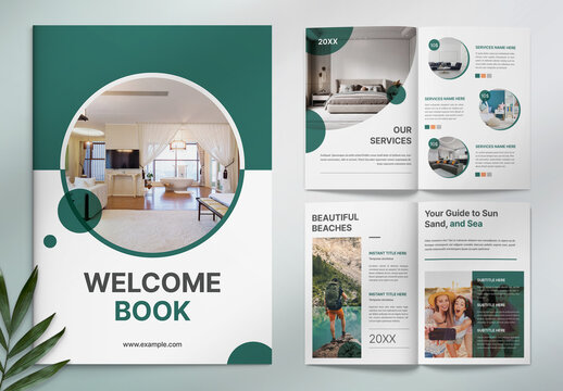 Welcome Guide Book Magazine Layout