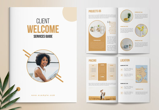 Welcome Client Services Guide Magazine Book