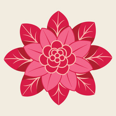 Elegant Watercolor Floral Arrangement Vector Illustration.