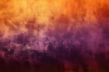 Dark orange, brown, and purple abstract texture with gradient. Cherry gold vintage elegant background with space for design, suitable for Halloween, Thanksgiving, and autumn themes