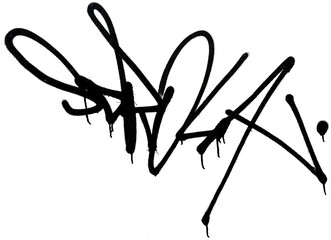 Spray Painted Graffiti icon Sprayed isolated with a white background, graffiti symbol Vector illustration.
