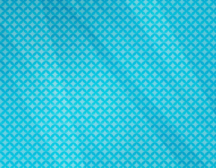 七宝柄文様　ブルーのグラデーション背景イラスト