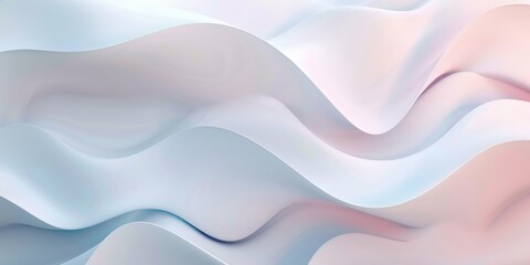 Abstract pastel background with flowing curves in light blue and pink, creating a calming and elegant design