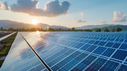 A drone capturing aerial footage of a solar farm.