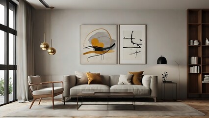 Abstract Art for Interiors Featuring Bold Designs and Vibrant Colors to Enhance Modern and Contemporary Spaces