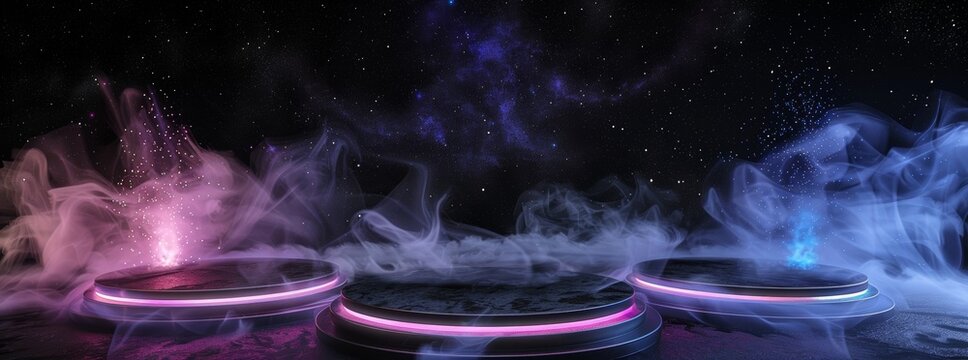 Electonic podium hologram light blue futuristic futuristic data concept neon vr fi abstract cyberpunk. A modern day podium hologram light blue futuristic futuristic data concept.