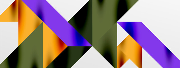 Tech minimal overlapping triangle shapes elements geometric graphic pattern