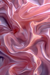 Obraz premium Pink Silk Texture with Elegant Drapes