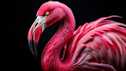 Obraz premium close up of a flamingo