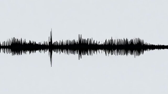 Sound wave lines EQ bar waveform