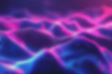 Obraz premium Digital noise gradient with vibrant colors of purple, pink and orange. Blurry grainy noise texture background. Perfect for modern designs and digital projects. posters advertising, backdrop, templates