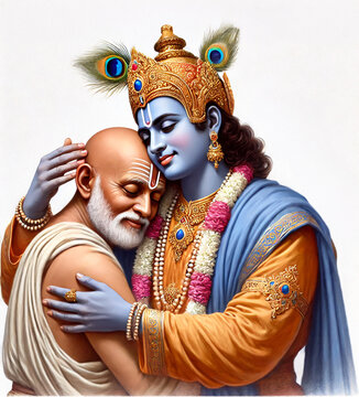 Krishna and Sudama, Krishna with Friend Sudama, Krishna Sudama Friendship