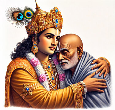 Krishna and Sudama, Krishna with Friend Sudama, Krishna Sudama Friendship