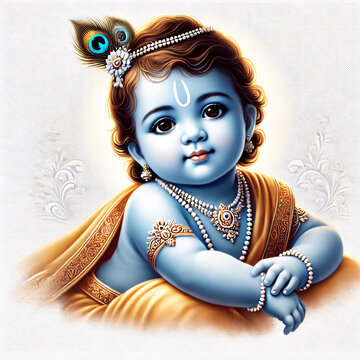 Bal Krishna, Lord Krishna, The Divine Indian God Krishna, Krishna Janmashtami