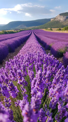 Obraz premium lavender field region